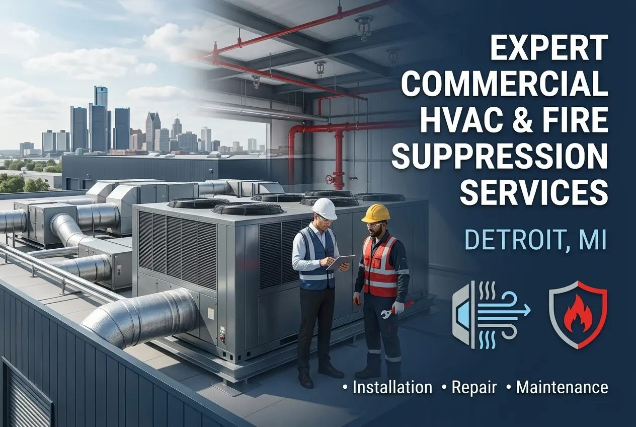 Expert Commercial HVAC & Fire Suppression Services in Detroit