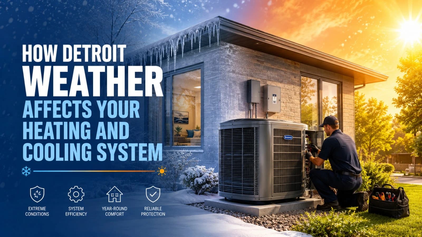 How Detroit Weather Affects Your Heating and Cooling System