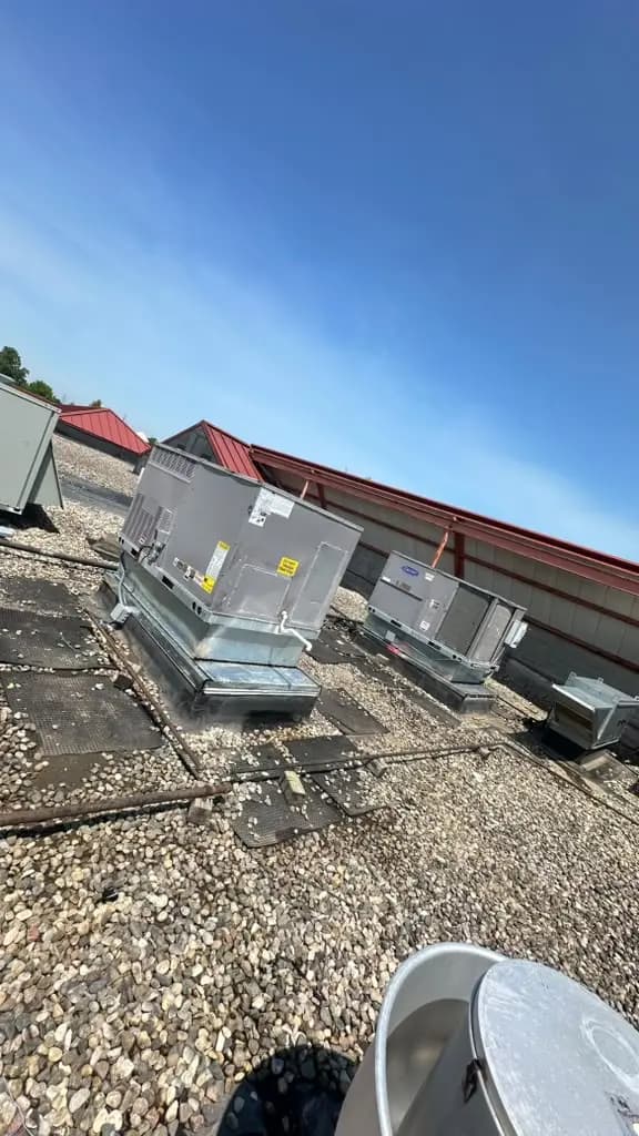 Rooftop HVAC System Installation